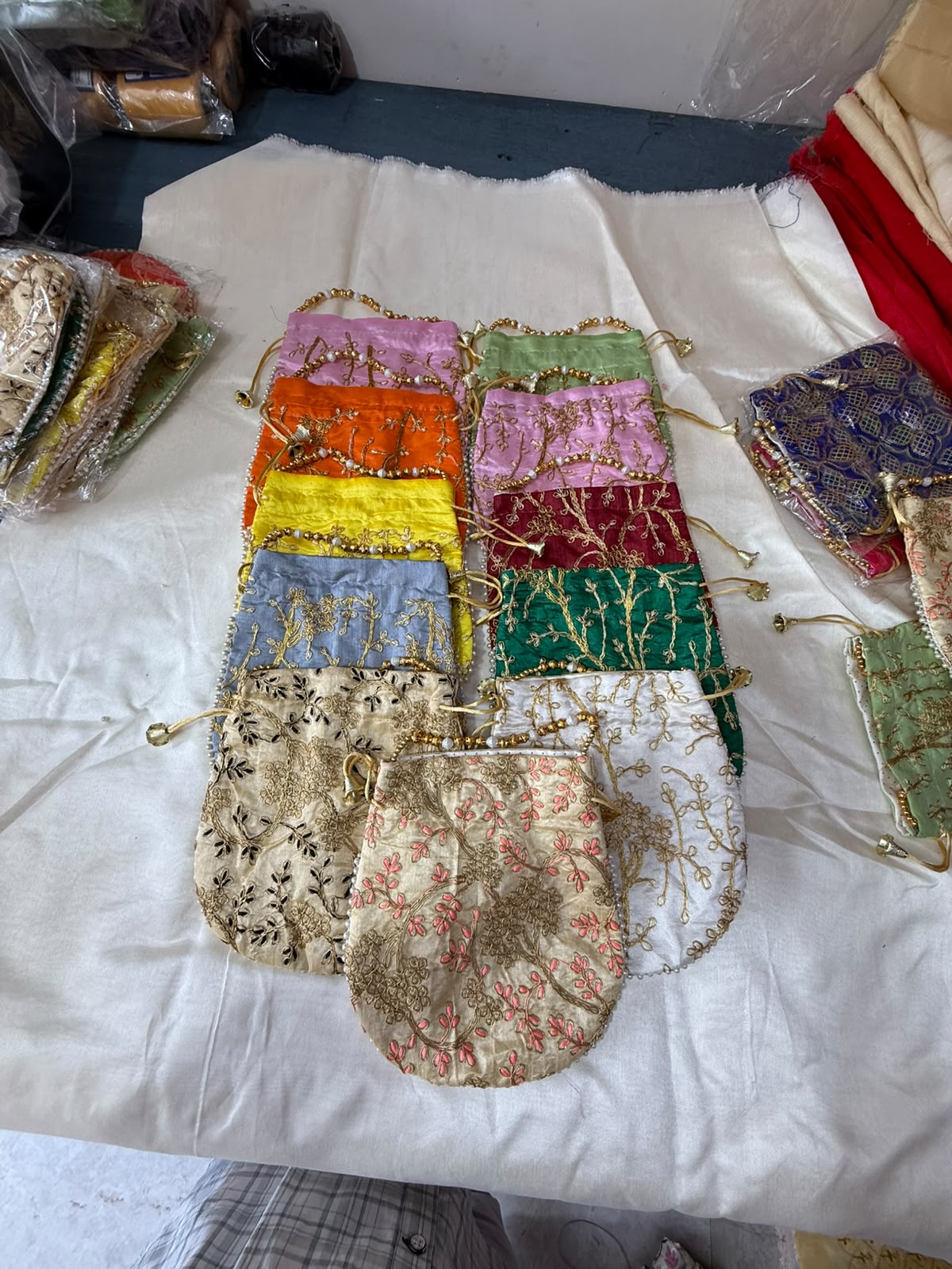 Elegant Hand-Embroidered Potli Bag - Image 2
